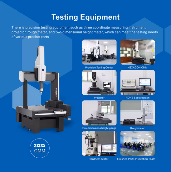 Hvs OEM ODM 5 Eixos Latão Aço Inoxidável Torneamento Peças de Usinagem CNC Personalizadas PTFE